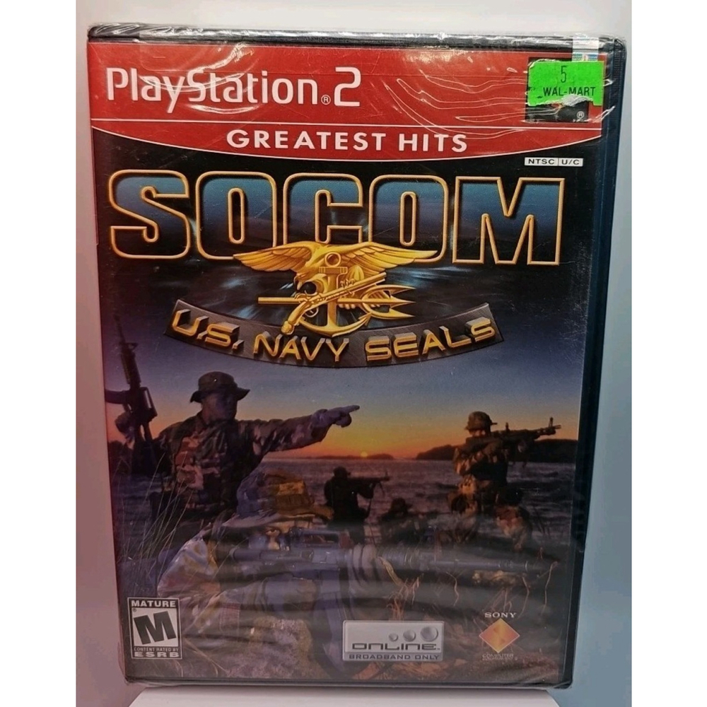 Socom US Navy SEALs (Sony PlayStation 2, 2002) PS2 New Sealed